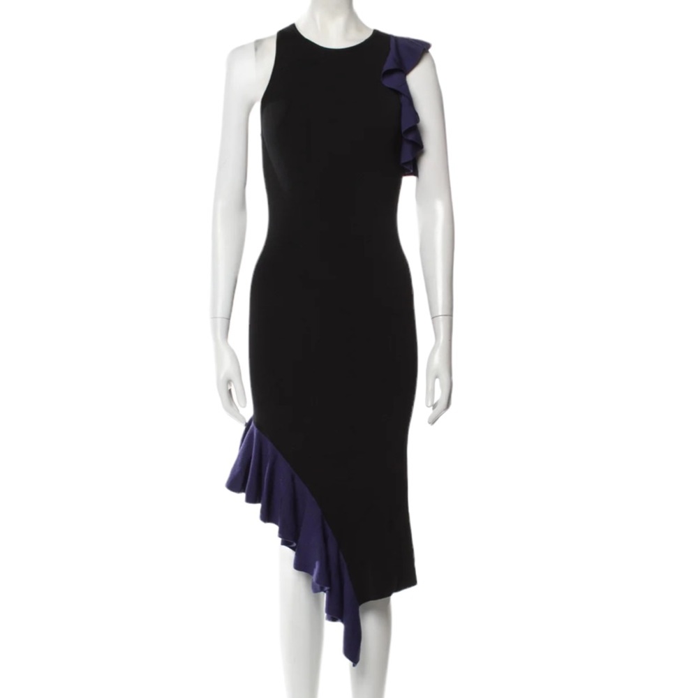 Jonathan Simkhai Crew Neck Midi Length Dress A5